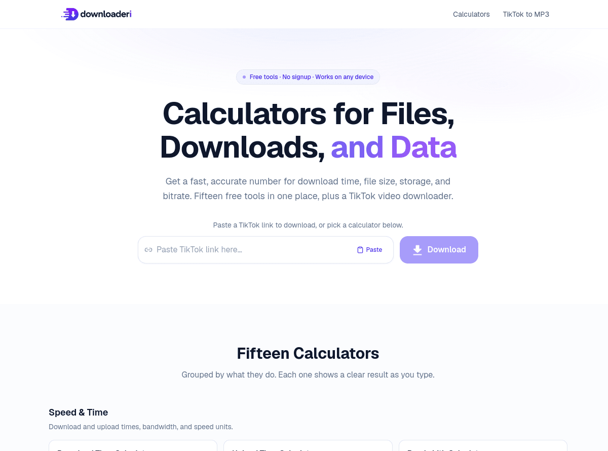Screenshot of Downloaderi